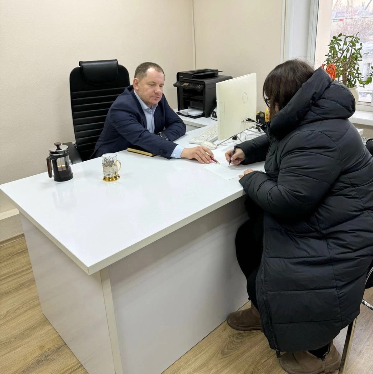 Евгений Рева провел личный прием граждан 