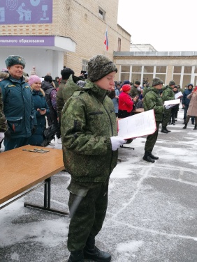 Олег Садовских посетил торжественную присягу в кадетском корпусе Златоуста 