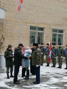 Олег Садовских посетил торжественную присягу в кадетском корпусе Златоуста 